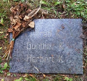 grave marker for "brothers K."