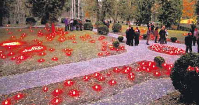 Picture of 500 candles at Kaufbeuren