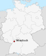 Wiesloch on a map