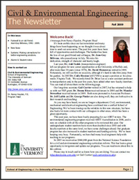 Fall 2009 Newsletter