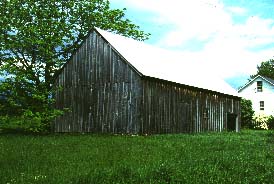 Weathered English Barn in St.Albans, Vermont