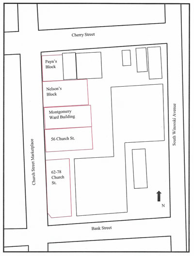 A Map of this block, reflecting it as it stands in 2018