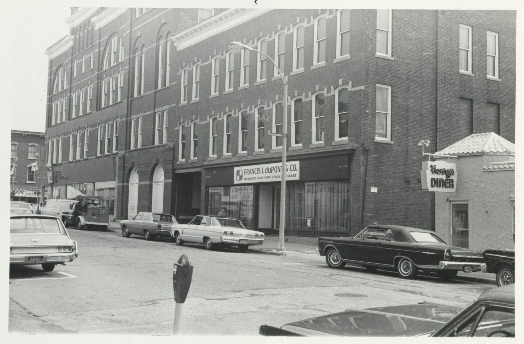 Howard Opera House and adjacent 157 Bank Street viewed from north side of Bank Street.