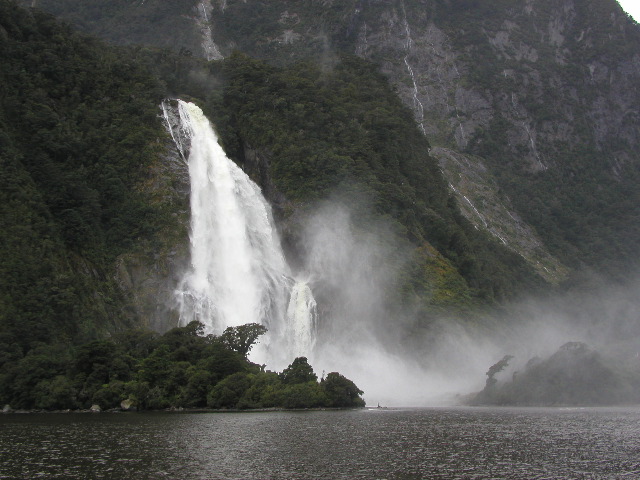 Bowen's Falls blowing hard