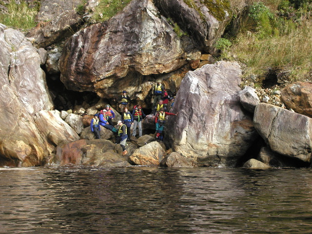 A group on the outcrop