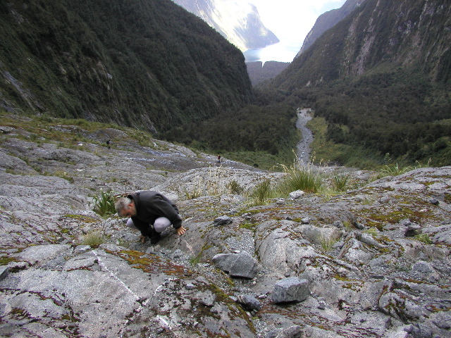 Rupert examines the veins