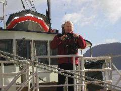 Geoff aboard the Wanderer