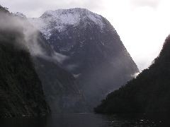 Towering snowcapped peaks