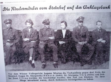 Picture of newspaper article in 1946