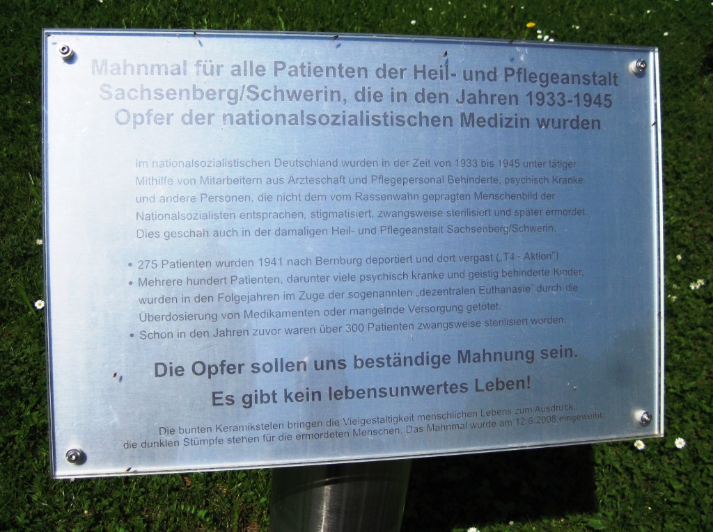 display at Sachsenberg memorial