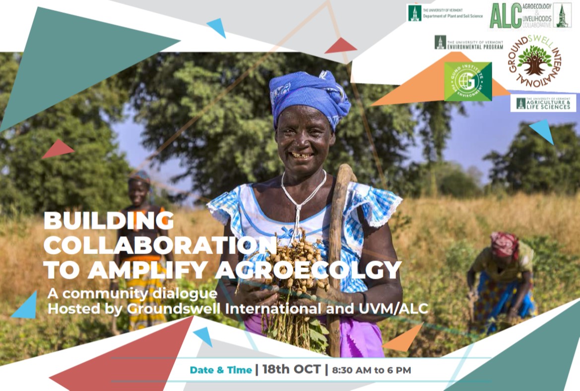 ALC and Groundswell International Co-Host Agroecology Conference at the University of Vermont (UVM)