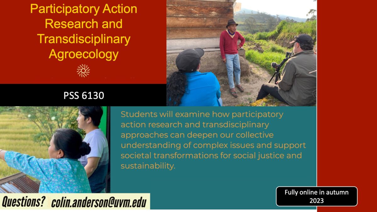 Learn About Transforming Food Systems through Agroecology: Two Online Fall Courses from the Institute for Agroecology