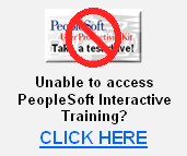 Interactive training Access Troubleshooting