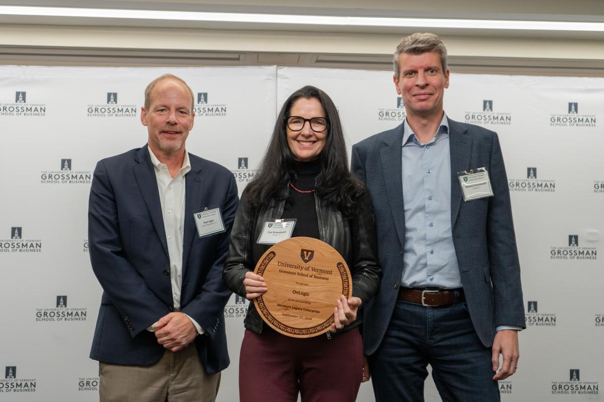 OnLogic received the Vermont Legacy Enterprise Award at the 2024 Vermont Legacy and Family Enterprise Awards