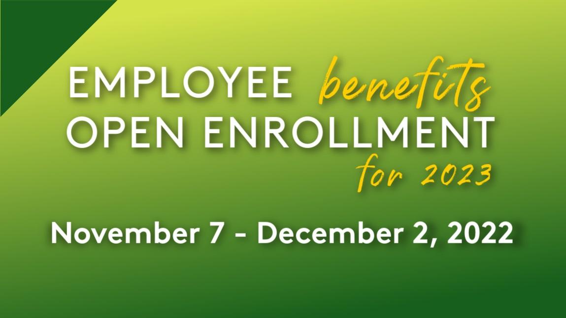 Open Enrollment for 2023 and premium information