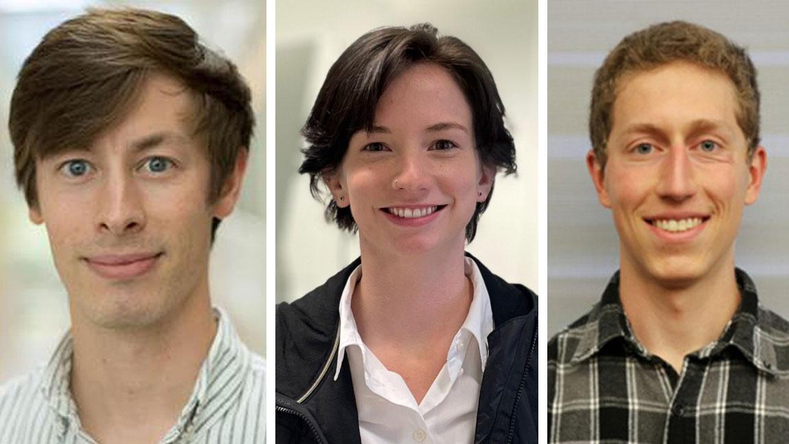 Michael Brasino, Kaitlin McCreery, and Michael Rosenberg will soon be joining the BME faculty.