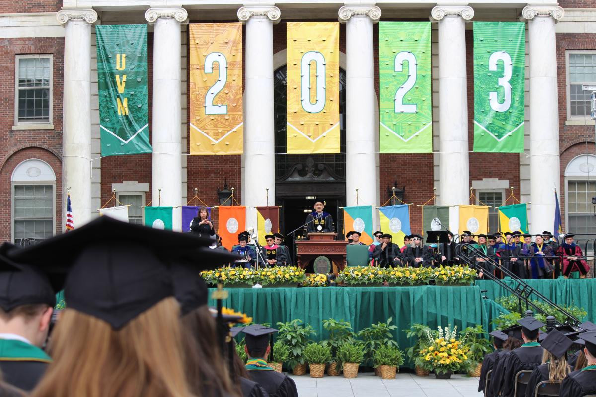 GSB Celebrates Graduates at the 2023 UVM Commencement and Celebration