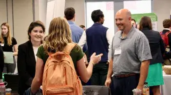 Networking at the Accounting fair
