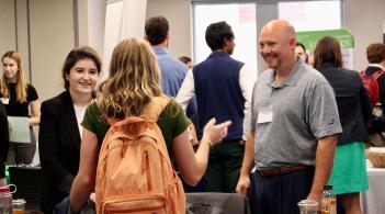 Networking at the Accounting fair