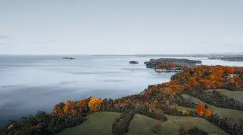 lake champlain and the coastline