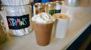 A cup of coffee at Henderson's Cafe 