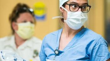ER doctor reviews paperwork