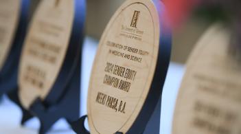 Round awards on table