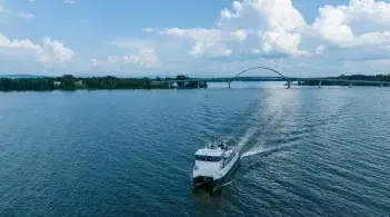 The Marcelle Melosira headed to Burlington.
