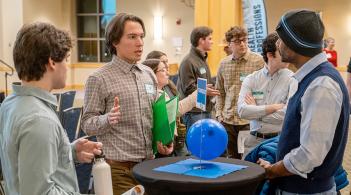 CEMS students meet with potential employers in a STEM networking event