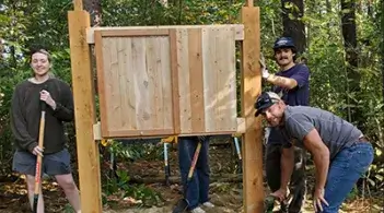Environmental Studies Students in the Field