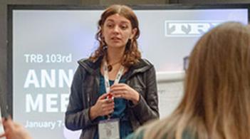 UVM student presents at 2025 TRB annual meeting