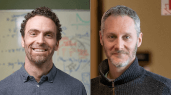 portrait photos of Drs. Danforth and Bongard