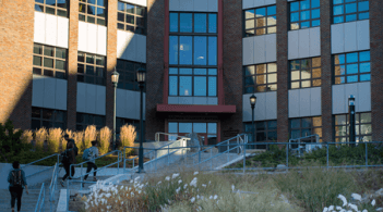 The Aiken Center from central campus
