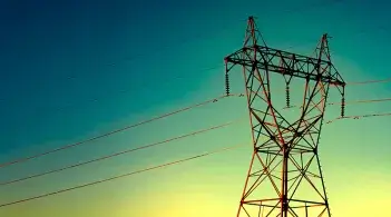 image of an electrical tower in Vermont