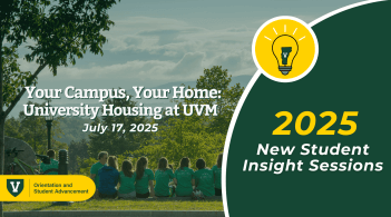 Your Campus, Your Home: Welcome to University Housing at UVM thumbnail