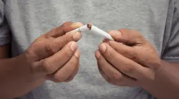 Cigarette breaking