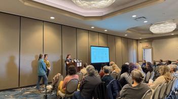 Speakers presenting workshop at Gerontology Symposium