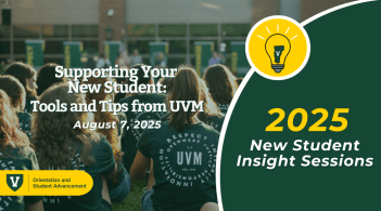 Supporting Your New Student: Tools and Tips from UVM thumbnail image