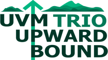 UVM TRIO Upward Bound text in green