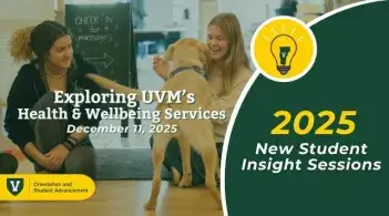 Exploring UVM's Health & Wellbeing Services