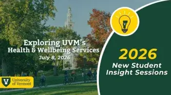 Exploring UVM's Health & Wellbeing Services July 8, 2026