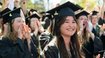 RSENR students at 2026 commencement wearing caps and gowns