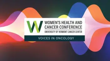 Women's Health and Cancer Conference logo with a multicolored background
