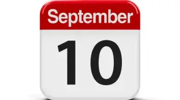 calendar date sept 10