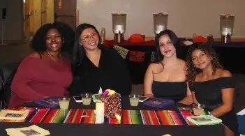 A group of mosaic students attending one of the co-sponsor events 
