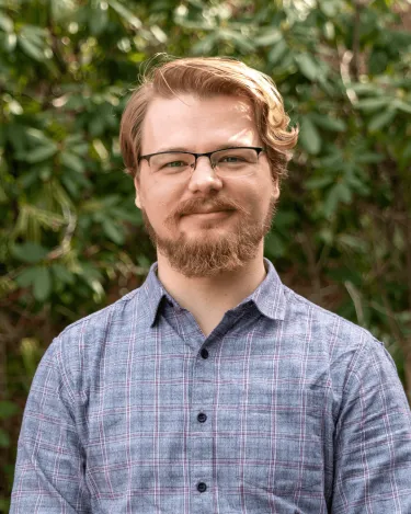 Alexander in blue top