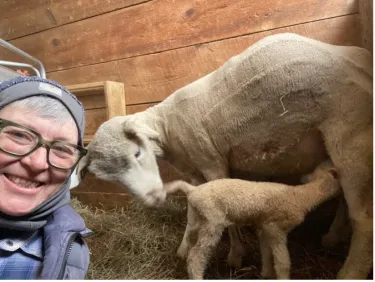 Jamie Skye Bianco’s first lambs of 2025