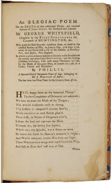 A photo of a poem in an old book.