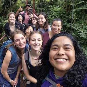group of students smiling