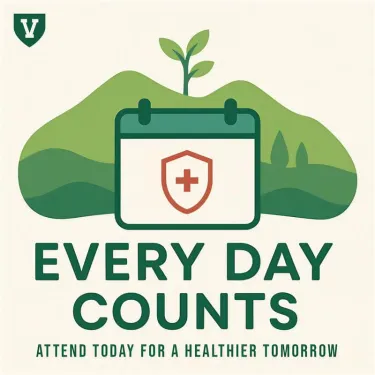 Logo showing a mountain and calendar